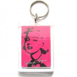 Marilyn Monroe Pink Key Chain